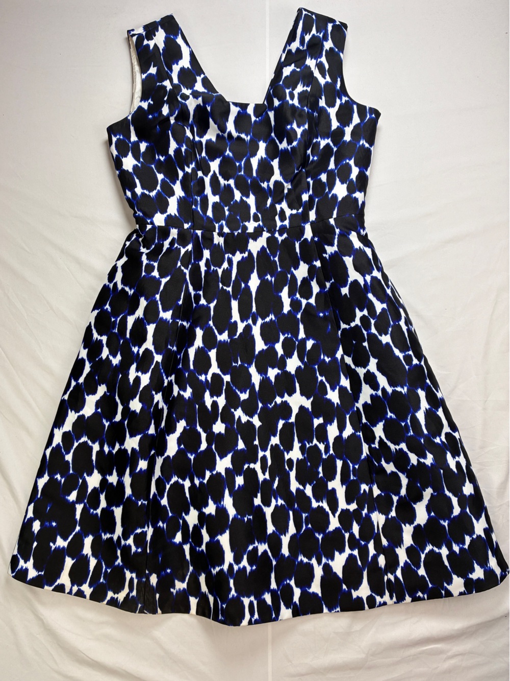 Kate spade New York Leopard Fit & Flare Dress With Abstract Animal Print. Sz 4